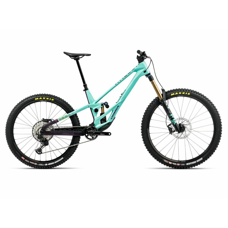 Orbea VTT Enduro Rallon E-Team 442 - Aloha Green / Fantasy Purple Carbon View - Purebike