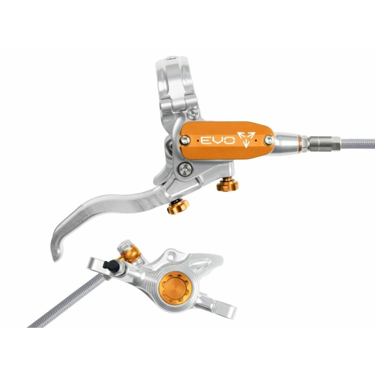 Hope Frein à disque arrière Tech 4 EVO X2 - Argent / Orange - Purebike