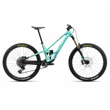 Orbea VTT Enduro Rallon E-LTD 450 - Aloha Green / Fantasy Purple Carbon View - Purebike