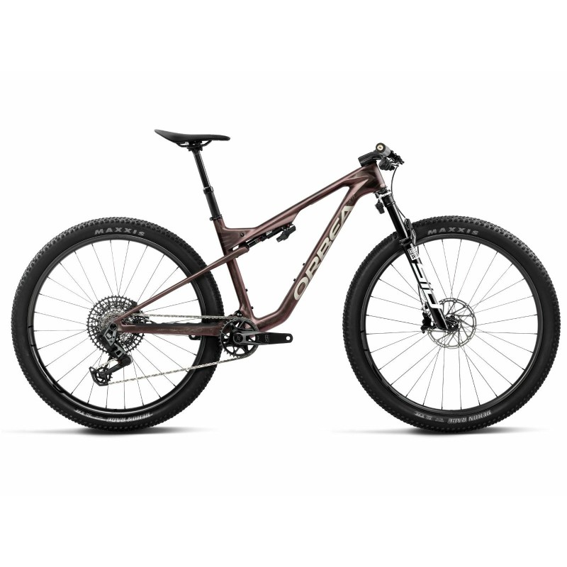 Orbea VTT Oiz M10 AXS Burning Ashes C. View (Matt) / Ivory White (Gloss) - Purebike