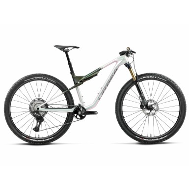 Orbea VTT OIZ M-Pro Iris White / Seaweed Carbon View (Gloss) - Purebike