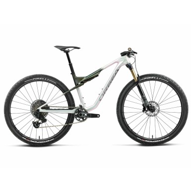 Orbea VTT OIZ M-Team AXS Iris White / Seaweed Carbon View (Gloss) - Purebike