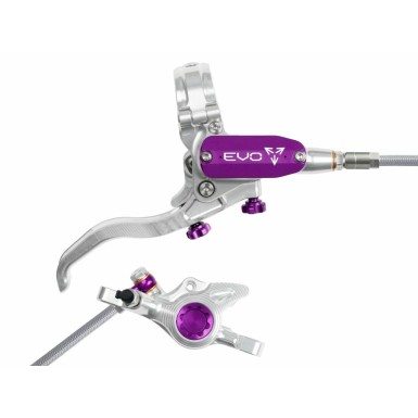 Hope Frein à disque arrière Tech 4 EVO X2 - Argent / Violet - Purebike