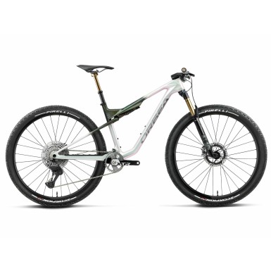 Orbea VTT OIZ M-Team Factory Iris White / Seaweed Carbon View (Gloss) - Purebike