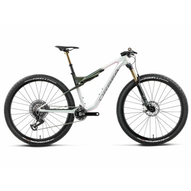 Orbea VTT OIZ M-LTD Iris White / Seaweed Carbon View (Gloss) - Purebike