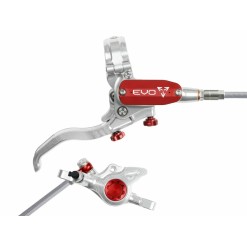 Hope Frein à disque arrière Tech 4 EVO X2 - Argent / Rouge - Purebike