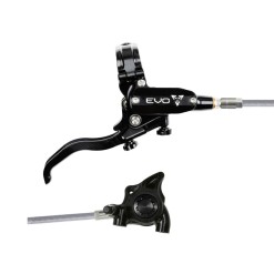 Hope Frein à disque arrière Tech 4 EVO X2 Flat Mount - Noir / Noir - Purebike