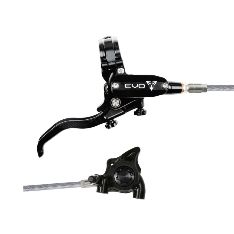 Hope Frein à disque arrière Tech 4 EVO X2 Flat Mount - Noir / Noir - Purebike