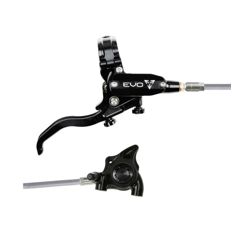 Hope Frein à disque arrière Tech 4 EVO X2 Flat Mount - Noir / Noir - Purebike