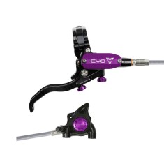 Hope Frein à disque arrière Tech 4 EVO X2 Flat Mount - Noir / Violet - Purebike