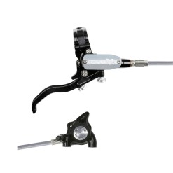 Hope Frein à disque arrière Tech 4 EVO X2 Flat Mount - Noir / Argent - Purebike