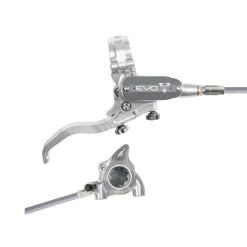 Hope Frein arrière Tech 4 EVO X2 Flat Mount - Argent / Smoke - Purebike