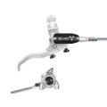Hope Frein à disque arrière Tech 4 EVO X2 Flat Mount - Argent / Noir - Purebike