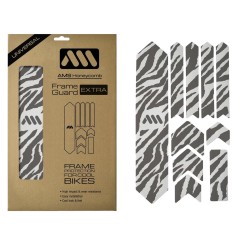 All Mountain Style Kit protections de cadre Extra 10 pièces - Zebra - Purebike