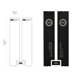 Kit protections de fourche 2 pièces - Transparent