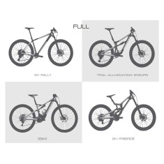 All Mountain Style Kit protections de cadre Full 18 pièces - Cheetah - Purebike