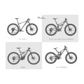 All Mountain Style Kit protections de cadre Full 18 pièces - Zebra - Purebike