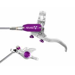 Frein à disque avant Tech 4 EVO X2 - Argent / Violet