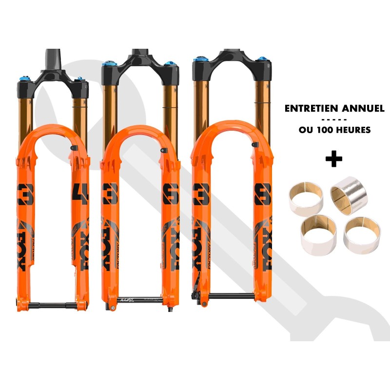 Purebike Entretien annuel ou 100h pour Fourche Fox 34-36-38 Float - Purebike