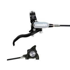 Hope Frein à disque arrière Tech 4 EVO X2 Flat Mount - Noir / Argent - Purebike