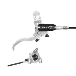 Hope Frein à disque arrière Tech 4 EVO X2 Flat Mount - Argent / Noir - Purebike