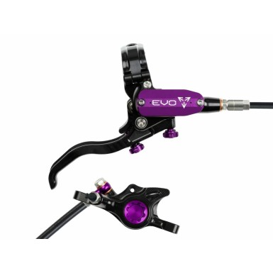 Hope Frein à disque arrière Tech 4 EVO X2 - Noir / Violet - Purebike