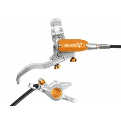 Hope Frein à disque arrière Tech 4 EVO X2 - Argent / Orange - Purebike