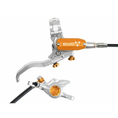 Hope Frein à disque arrière Tech 4 EVO X2 - Argent / Orange - Purebike