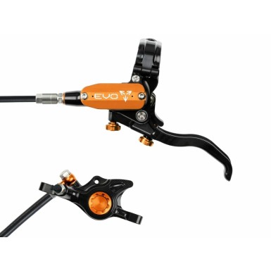 Hope Frein à disque avant Tech 4 EVO X2 - Noir / Orange - Purebike