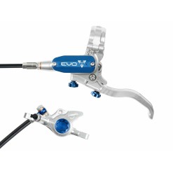 Hope Frein à disque avant Tech 4 EVO X2 - Argent / Bleu - Purebike