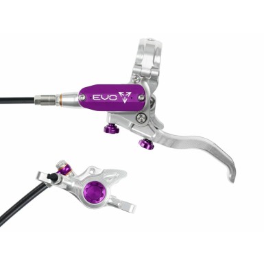 Hope Frein à disque avant Tech 4 EVO X2 - Argent / Violet - Purebike