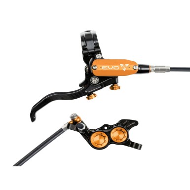 Hope Frein à disque arrière Tech 4 EVO GR4 - Noir / Orange - Purebike