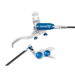 Hope Frein à disque arrière Tech 4 EVO GR4 - Argent / Bleu - Purebike