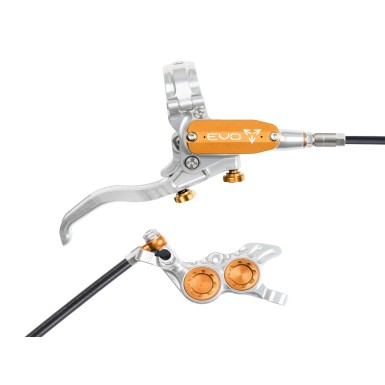 Hope Frein à disque arrière Tech 4 EVO GR4 - Argent / Orange - Purebike
