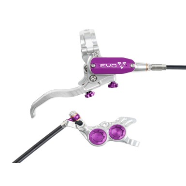Hope Frein à disque arrière Tech 4 EVO GR4 - Argent / Violet - Purebike