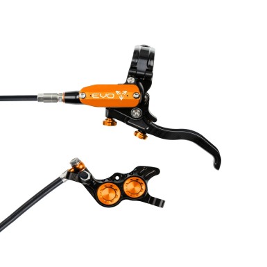Hope Frein à disque avant Tech 4 EVO GR4 - Noir / Orange - Purebike