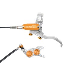 Hope Frein à disque avant Tech 4 EVO GR4 - Argent / Orange - Purebike