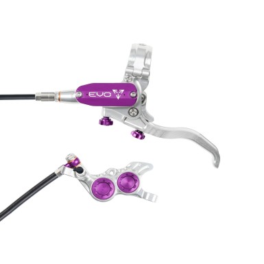 Hope Frein à disque avant Tech 4 EVO GR4 - Argent / Violet - Purebike