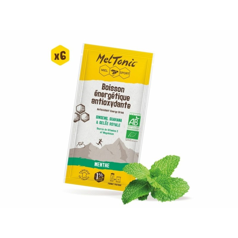 Meltonic Boisson Energétique Antioxydante Bio saveur Menthe - Purebike