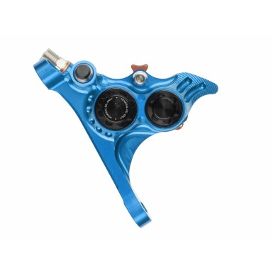 Hope Etrier complet RX4+ SL Flat Mount Avant +20 - Version Minérale - Purebike
