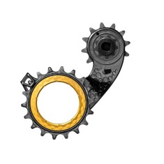 Absolute Black Chape Hollowcage carbone avec roulement céramique pour ETAP AXS - V2 - Purebike