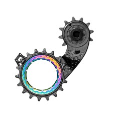 Absolute Black Chape Hollowcage carbone avec roulement céramique pour ETAP AXS - V2 - Purebike