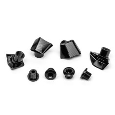 Absolute Black Kit de 4 vis + caches pour pédaliers Dura-Ace 9100 et 9150 - Purebike