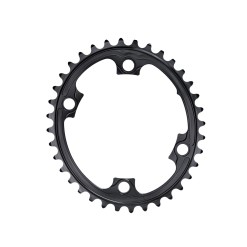 Absolute Black Plateau Ovale Premium - 4 trous 110 mm (Shimano asymétrique) - Noir - Purebike