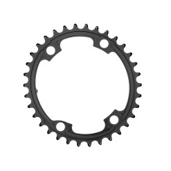 Absolute Black Plateau Ovale Premium - 4 trous 110 mm M9100/8000 - Noir - Purebike