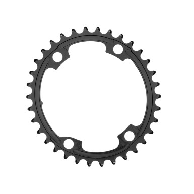 Absolute Black Plateau Ovale Premium - 4 trous 110 mm M9100/8000 - Noir - Purebike
