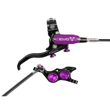 Hope Frein à disque arrière Tech 4 EVO TR4 - Noir / Violet - Purebike
