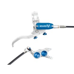Hope Frein à disque arrière Tech 4 EVO TR4 - Argent / Bleu - Purebike