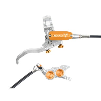 Hope Frein à disque arrière Tech 4 EVO TR4 - Argent / Orange - Purebike