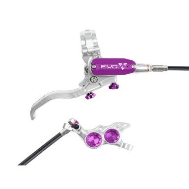 Hope Frein à disque arrière Tech 4 EVO TR4 - Argent / Violet - Purebike